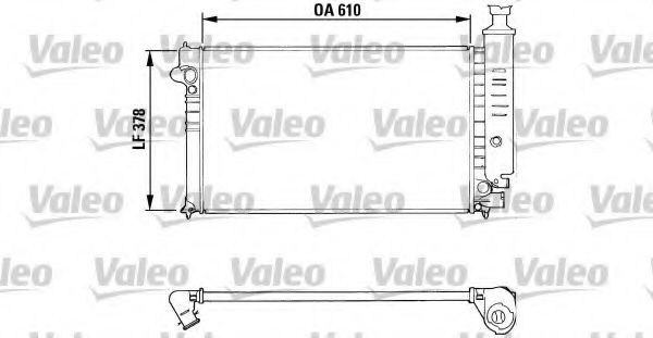 VALEO 810919 Радиатор, охлаждение двигателя для PEUGEOT (Пежо) VALEO 810919 Радиатор, охлаждение двигателя для PEUGEOT (Пежо)