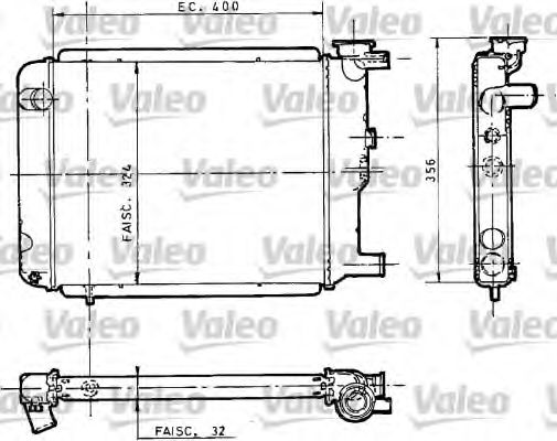 VALEO 810946 Радиатор, охлаждение двигателя для PEUGEOT (Пежо) VALEO 810946 Радиатор, охлаждение двигателя для PEUGEOT (Пежо)