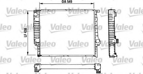 VALEO 810947 Радиатор, охлаждение двигателя для BMW 7 (Бмв 7) VALEO 810947 Радиатор, охлаждение двигателя для BMW 7 (Бмв 7)