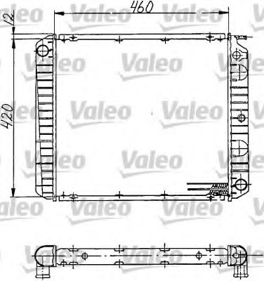 VALEO 810968 Радиатор, охлаждение двигателя для VOLVO 740 (Вольво 740) VALEO 810968 Радиатор, охлаждение двигателя для VOLVO 740 (Вольво 740)