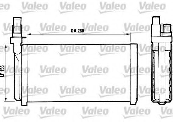 VALEO 811066 Теплообменник, отопление салона для ALFA-ROMEO (Алфа-ромэо) VALEO 811066 Теплообменник, отопление салона для ALFA-ROMEO (Алфа-ромэо)
