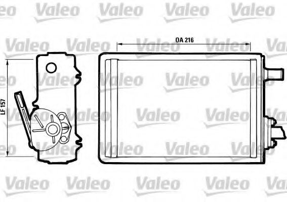 VALEO 811399 Теплообменник, отопление салона для FIAT STRADA II (Фиат Страда 2) VALEO 811399 Теплообменник, отопление салона для FIAT STRADA II (Фиат Страда 2)