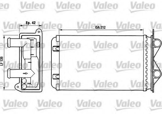 VALEO 812013 Теплообменник, отопление салона для VOLKSWAGEN T4 MULTIVAN (Фольксваген Т4 мултиvан) VALEO 812013 Теплообменник, отопление салона для VOLKSWAGEN T4 MULTIVAN (Фольксваген Т4 мултиvан)