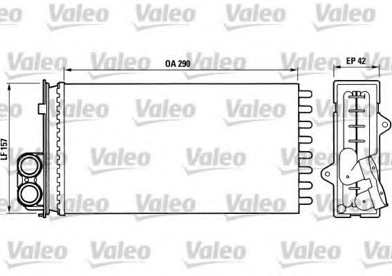 VALEO 812014 Теплообменник, отопление салона для RENAULT SAFRANE (Рено Сафранэ) VALEO 812014 Теплообменник, отопление салона для RENAULT SAFRANE (Рено Сафранэ)