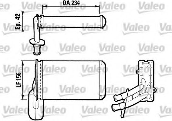 VALEO 812031 Теплообменник, отопление салона для VOLKSWAGEN JETTA II (Фольксваген Жэтта 2) VALEO 812031 Теплообменник, отопление салона для VOLKSWAGEN JETTA II (Фольксваген Жэтта 2)