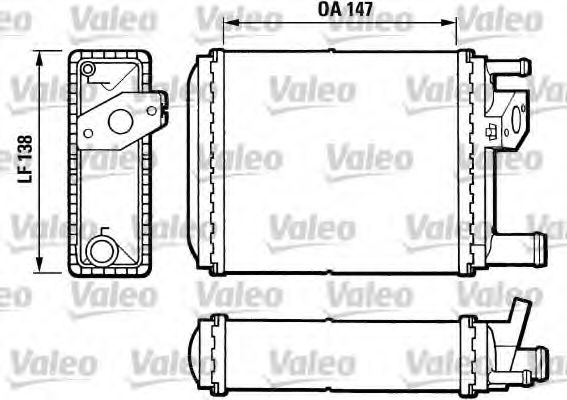 VALEO 812032 Теплообменник, отопление салона для RENAULT LE CAR (Рено Лэ cар) VALEO 812032 Теплообменник, отопление салона для RENAULT LE CAR (Рено Лэ cар)