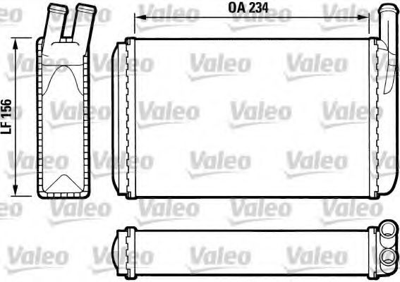 VALEO 812034 Теплообменник, отопление салона для VOLKSWAGEN JETTA (Фольксваген Жэтта) VALEO 812034 Теплообменник, отопление салона для VOLKSWAGEN JETTA (Фольксваген Жэтта)