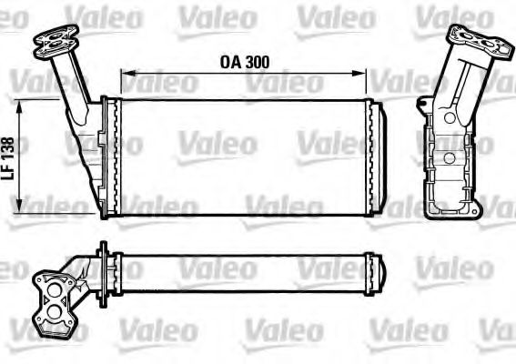 VALEO 812036 Теплообменник, отопление салона для CITROëN (Cитроëн) VALEO 812036 Теплообменник, отопление салона для CITROëN (Cитроëн)