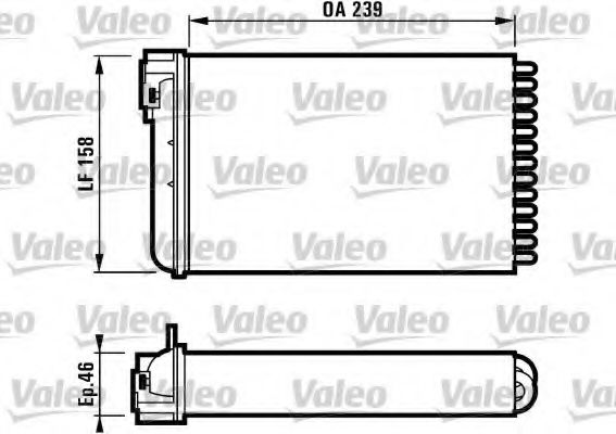 VALEO 812110 Теплообменник, отопление салона для OPEL OMEGA A (Опель Омэга а) VALEO 812110 Теплообменник, отопление салона для OPEL OMEGA A (Опель Омэга а)