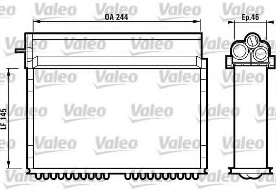 VALEO 812124 Теплообменник, отопление салона для BMW 7 (Бмв 7) VALEO 812124 Теплообменник, отопление салона для BMW 7 (Бмв 7)