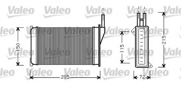 VALEO 812129 Теплообменник, отопление салона для FORD (Форд) VALEO 812129 Теплообменник, отопление салона для FORD (Форд)