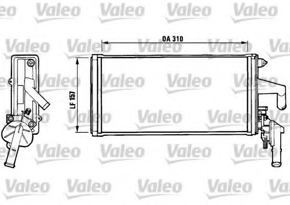 VALEO 812137 Теплообменник, отопление салона для AUDI 90 (Ауди 90) VALEO 812137 Теплообменник, отопление салона для AUDI 90 (Ауди 90)