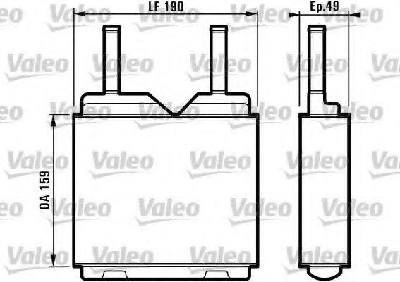 VALEO 812148 Теплообменник, отопление салона для OPEL CORSA A (Опель Cорса а) VALEO 812148 Теплообменник, отопление салона для OPEL CORSA A (Опель Cорса а)