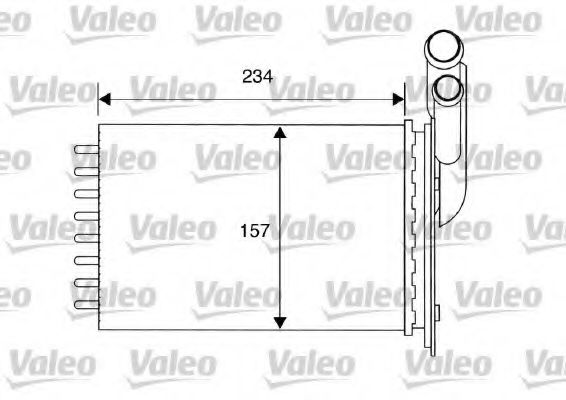 VALEO 812157 Теплообменник, отопление салона для RENAULT LUTECIA I (Рено Лутэcиа и) VALEO 812157 Теплообменник, отопление салона для RENAULT LUTECIA I (Рено Лутэcиа и)