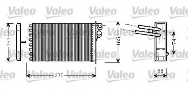 VALEO 812317 Теплообменник, отопление салона для AUDI (Ауди) VALEO 812317 Теплообменник, отопление салона для AUDI (Ауди)
