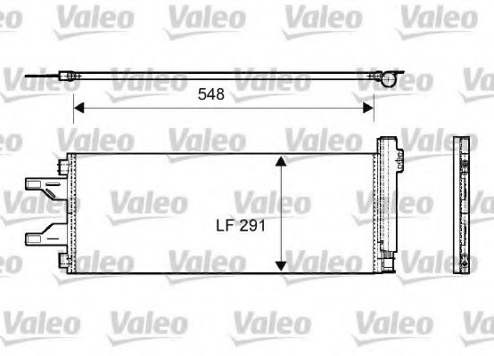 VALEO 814069 Конденсатор, кондиционер для CITROëN (Cитроëн) VALEO 814069 Конденсатор, кондиционер для CITROëN (Cитроëн)