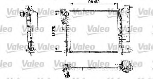 VALEO 816715 Радиатор, охлаждение двигателя для CITROËN XSARA (CитроËн Ксара) VALEO 816715 Радиатор, охлаждение двигателя для CITROËN XSARA (CитроËн Ксара)