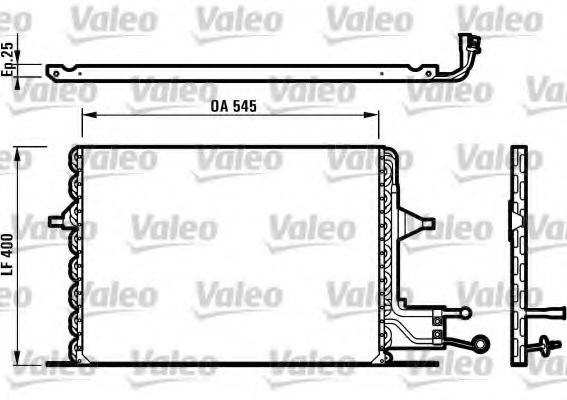 VALEO 816899 Конденсатор, кондиционер для FORD MONDEO (Форд Мондэо) VALEO 816899 Конденсатор, кондиционер для FORD MONDEO (Форд Мондэо)