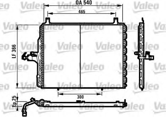 VALEO 816901 Конденсатор, кондиционер для MERCEDES-BENZ E-CLASS (Мэрcэдэс-бэнз Е класс) VALEO 816901 Конденсатор, кондиционер для MERCEDES-BENZ E-CLASS (Мэрcэдэс-бэнз Е класс)