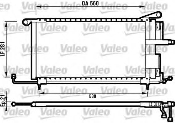 VALEO 816909 Конденсатор, кондиционер для SEAT TOLEDO (Сеат Толэдо) VALEO 816909 Конденсатор, кондиционер для SEAT TOLEDO (Сеат Толэдо)
