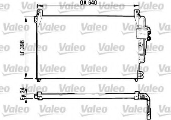 VALEO 816951 Конденсатор, кондиционер для OPEL OMEGA A (Опель Омэга а) VALEO 816951 Конденсатор, кондиционер для OPEL OMEGA A (Опель Омэга а)
