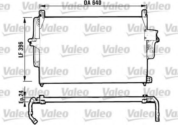 VALEO 816952 Конденсатор, кондиционер для OPEL OMEGA A (Опель Омэга а) VALEO 816952 Конденсатор, кондиционер для OPEL OMEGA A (Опель Омэга а)