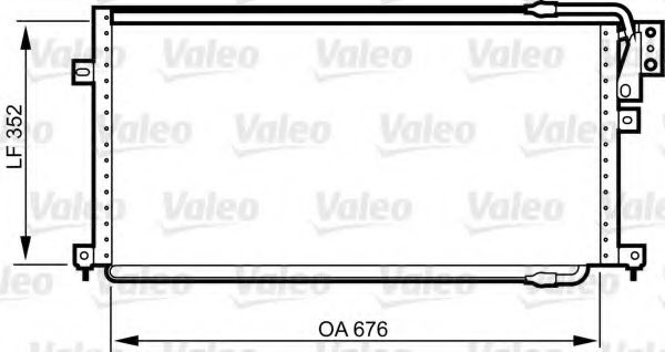 VALEO 817015 Конденсатор, кондиционер для CHRYSLER (Крайслер) VALEO 817015 Конденсатор, кондиционер для CHRYSLER (Крайслер)