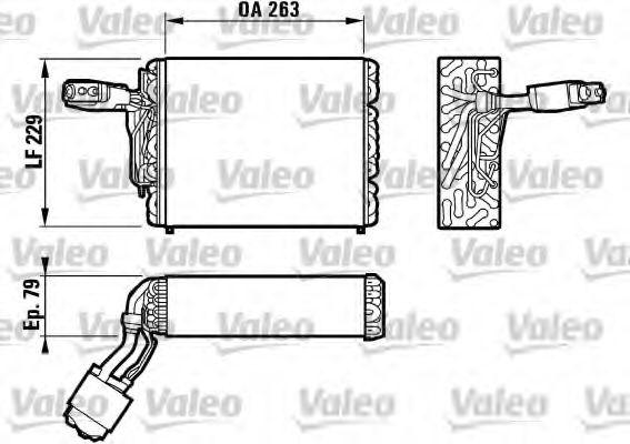 VALEO 817031 Испаритель, кондиционер для SEAT TOLEDO (Сеат Толэдо) VALEO 817031 Испаритель, кондиционер для SEAT TOLEDO (Сеат Толэдо)