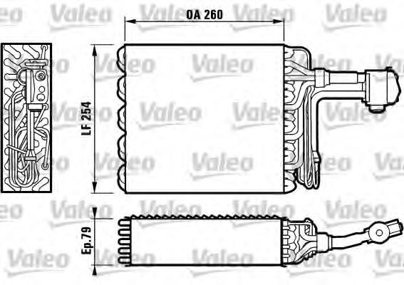 VALEO 817098 Испаритель, кондиционер для RENAULT SAFRANE (Рено Сафранэ) VALEO 817098 Испаритель, кондиционер для RENAULT SAFRANE (Рено Сафранэ)