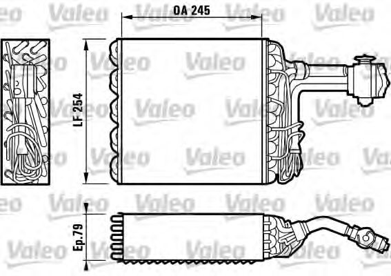 VALEO 817099 Испаритель, кондиционер для RENAULT SAFRANE (Рено Сафранэ) VALEO 817099 Испаритель, кондиционер для RENAULT SAFRANE (Рено Сафранэ)