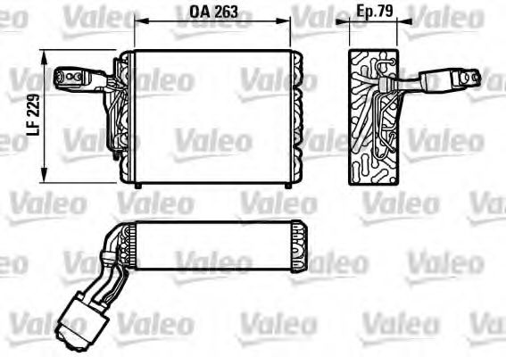 VALEO 817110 Испаритель, кондиционер для VOLKSWAGEN CORSAR (Фольксваген Cорсар) VALEO 817110 Испаритель, кондиционер для VOLKSWAGEN CORSAR (Фольксваген Cорсар)