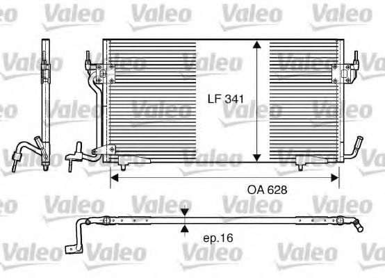 VALEO 817229 Конденсатор, кондиционер для PEUGEOT (Пежо) VALEO 817229 Конденсатор, кондиционер для PEUGEOT (Пежо)