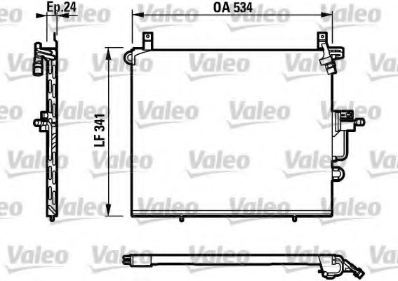 VALEO 817234 Конденсатор, кондиционер для MERCEDES-BENZ E-CLASS (Мэрcэдэс-бэнз Е класс) VALEO 817234 Конденсатор, кондиционер для MERCEDES-BENZ E-CLASS (Мэрcэдэс-бэнз Е класс)