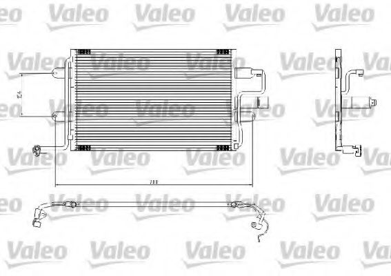 VALEO 817244 Конденсатор, кондиционер для AUDI TT (Ауди Тт) VALEO 817244 Конденсатор, кондиционер для AUDI TT (Ауди Тт)