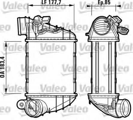 VALEO 817438 Интеркулер для AUDI TT (Ауди Тт) VALEO 817438 Интеркулер для AUDI TT (Ауди Тт)
