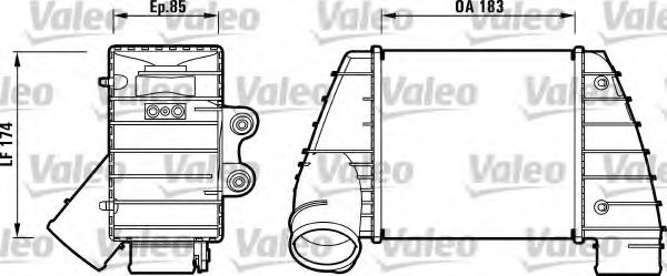 VALEO 817487 Интеркулер для AUDI TT (Ауди Тт) VALEO 817487 Интеркулер для AUDI TT (Ауди Тт)