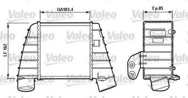 VALEO 817488 Интеркулер для AUDI TT (Ауди Тт) VALEO 817488 Интеркулер для AUDI TT (Ауди Тт)
