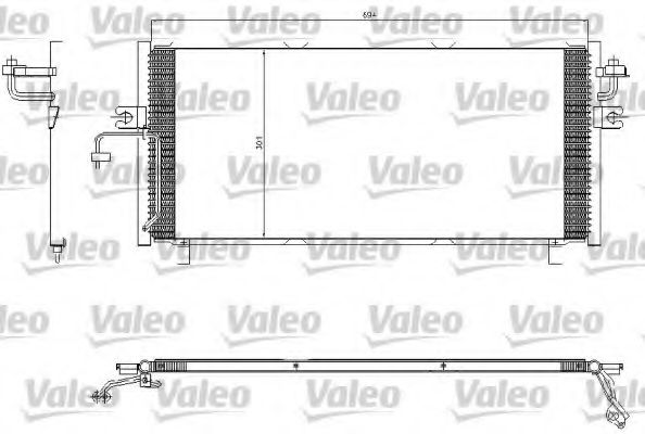 VALEO 817603 Конденсатор, кондиционер для NISSAN PRIMERA (Ниссан Примера) VALEO 817603 Конденсатор, кондиционер для NISSAN PRIMERA (Ниссан Примера)