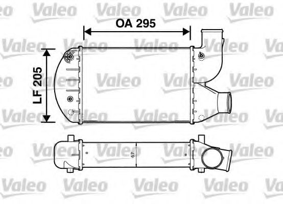 VALEO 817626 Интеркулер для FIAT TEMPRA (Фиат Тэмпра) VALEO 817626 Интеркулер для FIAT TEMPRA (Фиат Тэмпра)
