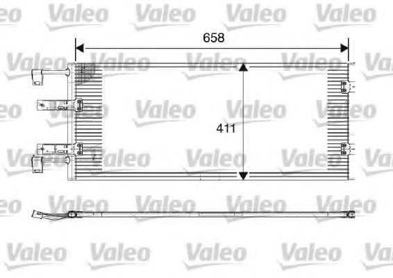 VALEO 817645 Конденсатор, кондиционер для OPEL (Опель) VALEO 817645 Конденсатор, кондиционер для OPEL (Опель)