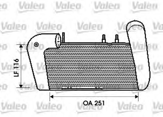 VALEO 817761 Интеркулер для AUDI 90 (Ауди 90) VALEO 817761 Интеркулер для AUDI 90 (Ауди 90)