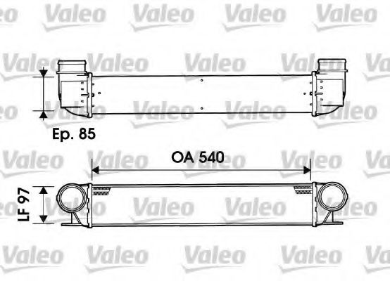 VALEO 817877 Интеркулер для BMW 7 (Бмв 7) VALEO 817877 Интеркулер для BMW 7 (Бмв 7)