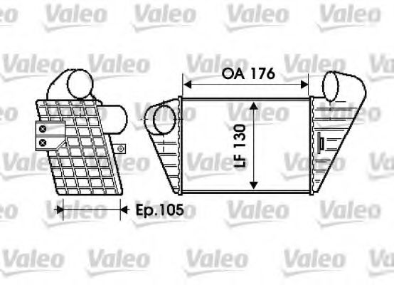 VALEO 817930 Интеркулер для SEAT TOLEDO (Сеат Толэдо) VALEO 817930 Интеркулер для SEAT TOLEDO (Сеат Толэдо)