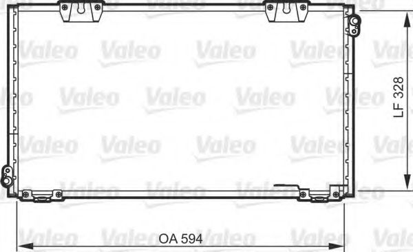VALEO 818104 Конденсатор, кондиционер для TOYOTA CELICA (Тойота/тоета Cэлиcа) VALEO 818104 Конденсатор, кондиционер для TOYOTA CELICA (Тойота/тоета Cэлиcа)