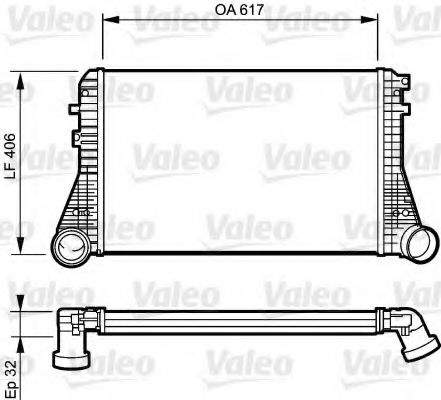 VALEO 818795 Интеркулер для VOLKSWAGEN JETTA I (Фольксваген Жэтта и) VALEO 818795 Интеркулер для VOLKSWAGEN JETTA I (Фольксваген Жэтта и)
