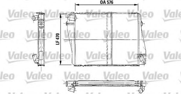 VALEO 819212 Радиатор, охлаждение двигателя для BMW 5 (Бмв 5) VALEO 819212 Радиатор, охлаждение двигателя для BMW 5 (Бмв 5)
