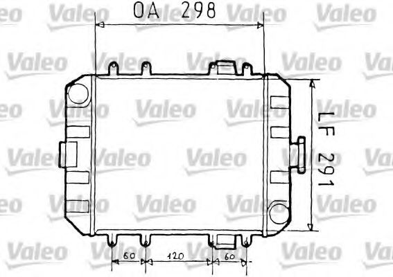 VALEO 819232 Радиатор, охлаждение двигателя для OPEL (Опель) VALEO 819232 Радиатор, охлаждение двигателя для OPEL (Опель)