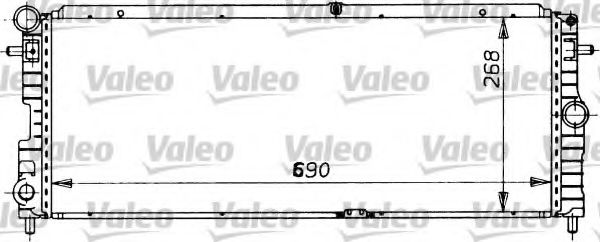VALEO 819389 Радиатор, охлаждение двигателя для OPEL (Опель) VALEO 819389 Радиатор, охлаждение двигателя для OPEL (Опель)