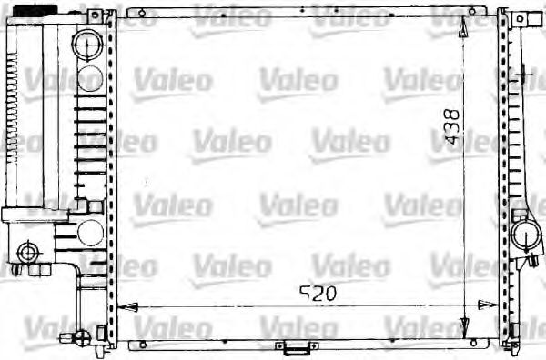VALEO 819412 Радиатор, охлаждение двигателя для BMW 5 (Бмв 5) VALEO 819412 Радиатор, охлаждение двигателя для BMW 5 (Бмв 5)
