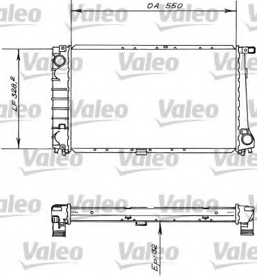 VALEO 819414 Радиатор, охлаждение двигателя для BMW 7 (Бмв 7) VALEO 819414 Радиатор, охлаждение двигателя для BMW 7 (Бмв 7)